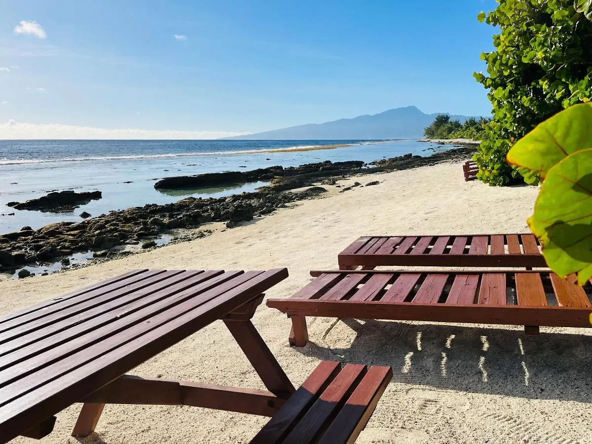Chalet Moorea Temae Bungalow Lory Bord De Mer French Polynesia