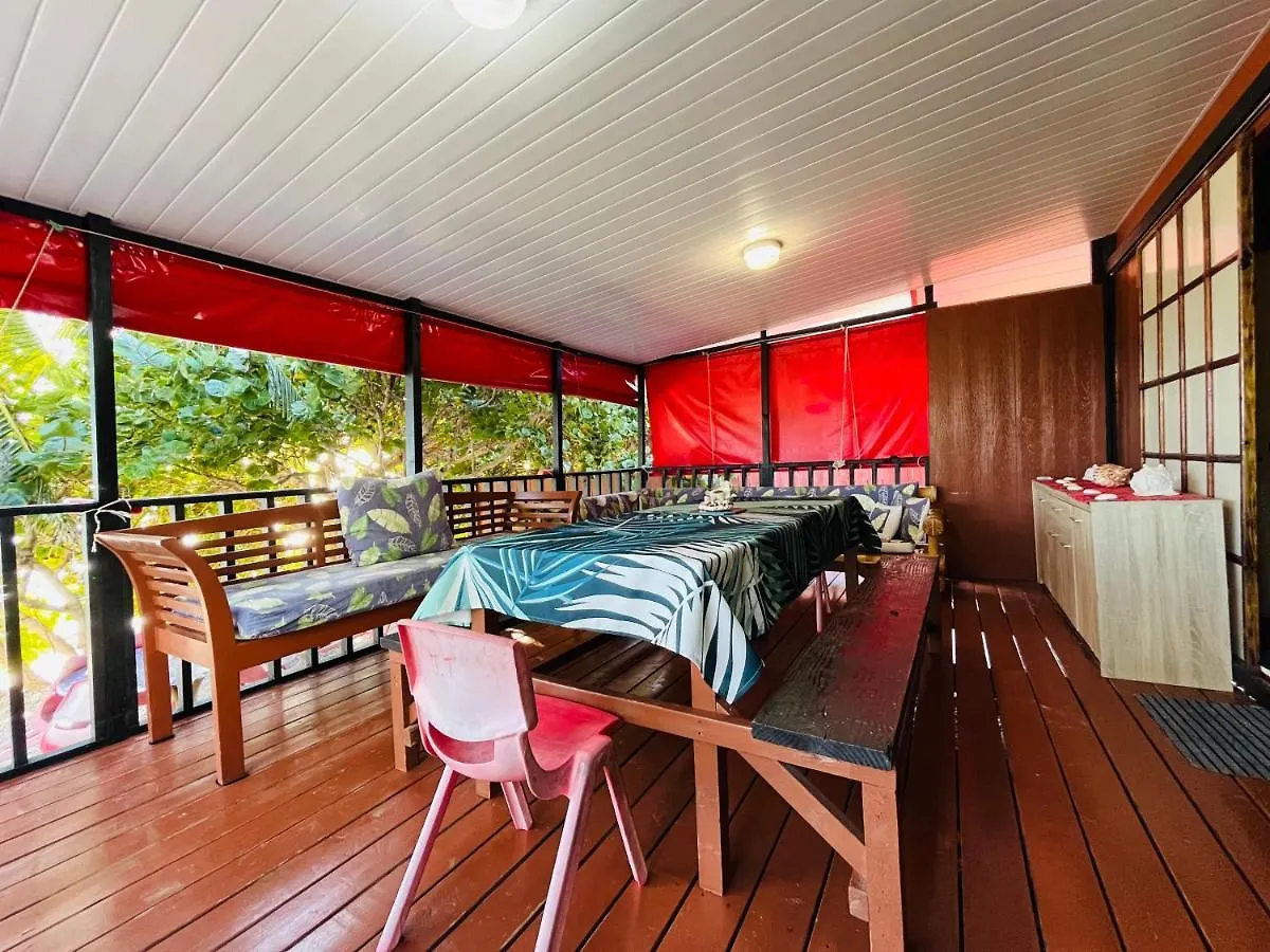 Chalet Moorea Temae Bungalow Lory Bord De Mer